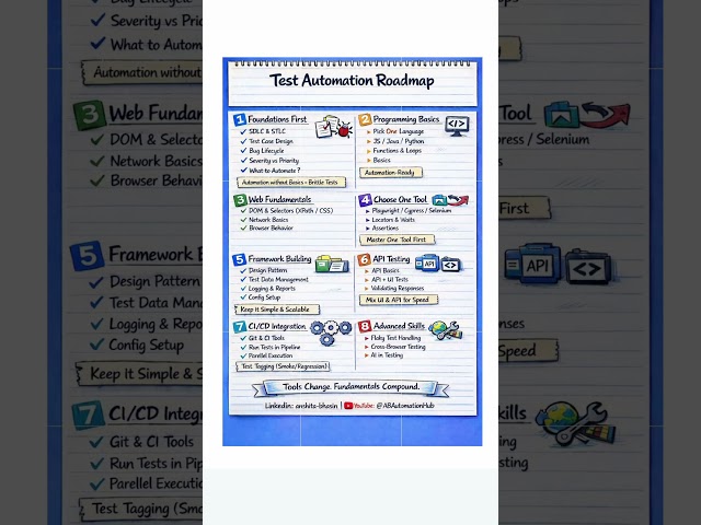 Test #Automation Roadmap 2026