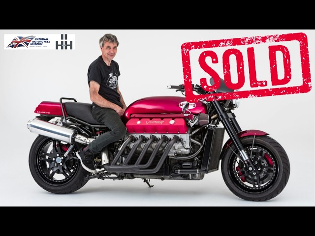 ALLEN MILLYARD Sells His MILLYARD VIPER V10 At The H&H Classic Motorcycles Auction, 22nd July 2026.