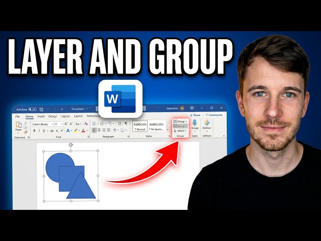 How to Layer and Group Objects in Word (Quick Steps)