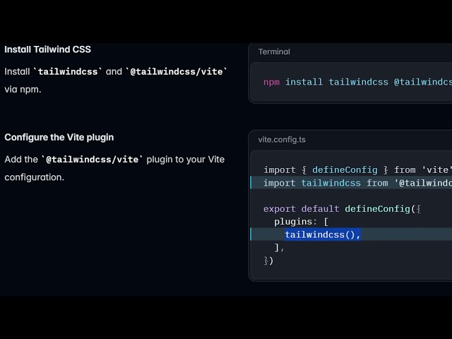 Tailwindcss Connect To React js