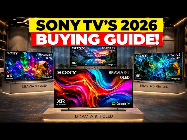 The ONLY 4 Sony TVs You Should Buy in 2026!