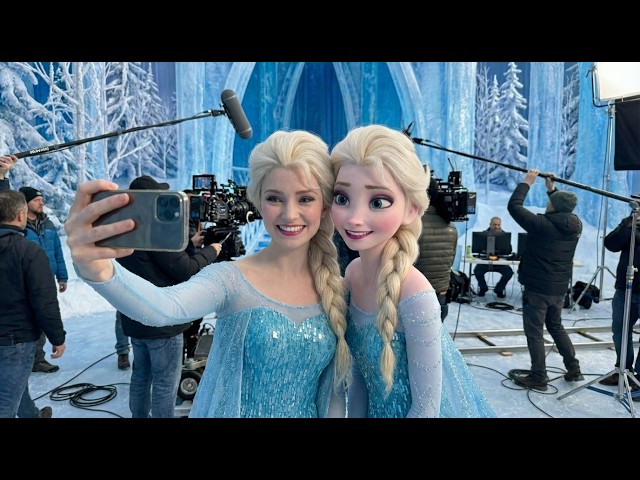 Frozen (2013) Cast and Set ❄️ Then vs. Now (2026) ❄️ Elsa & Anna Meet Their Live Action Versions!