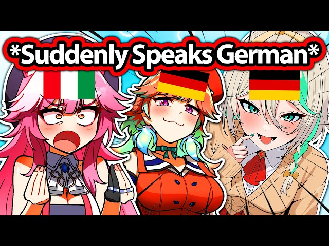 Raora When Kiara and Cecilia Suddenly Speaks German IRL 【Hololive】