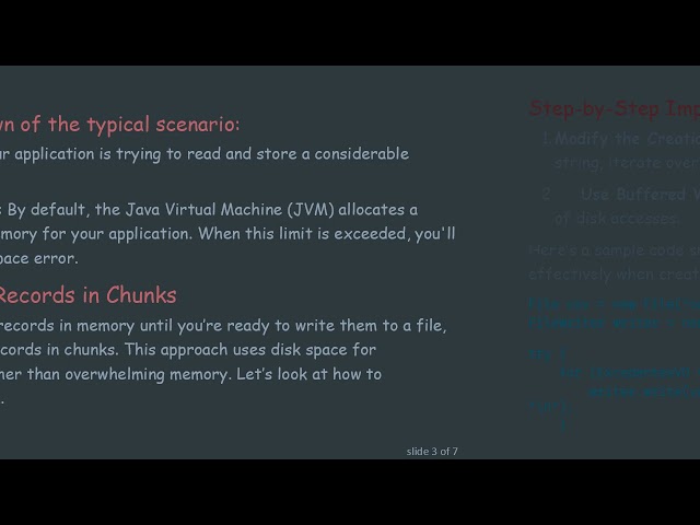 Resolving the java.lang.OutOfMemoryError: Java heap space Error in Java Applications