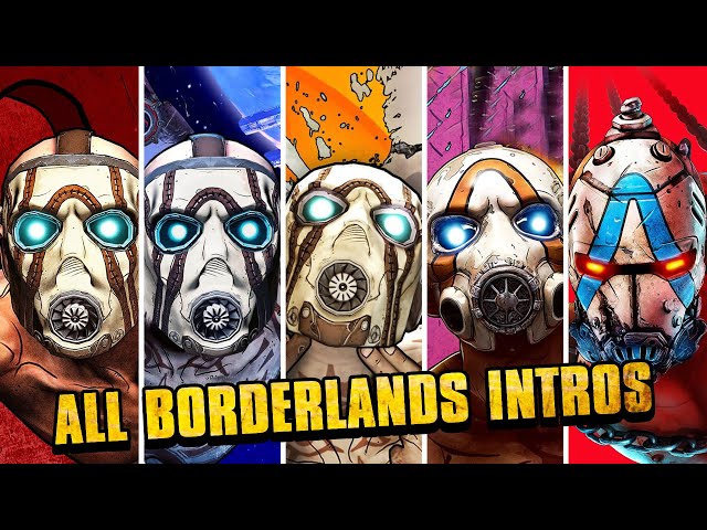 Borderlands - All Intros (1, Pre-Sequel, 2, 3 & 4)