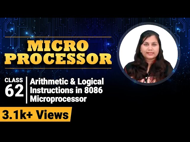 Arithmetic and Logical Instructions of 8086 Microprocessor - Microprocessor