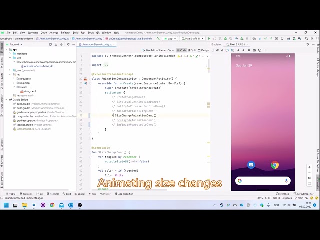 Android UI Development with Jetpack Compose | 8. Working with Animations
