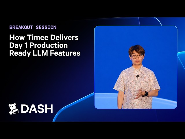 How Timee Delivers Day 1 Production Ready LLM Features