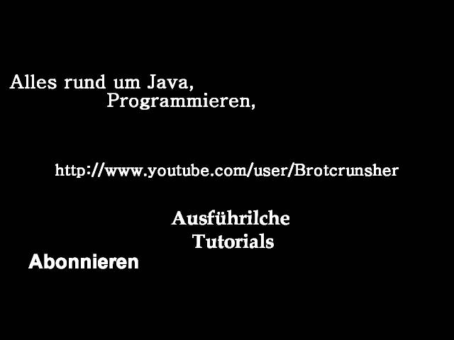 Java Programmieren Lernen ////Beschreibung lesen