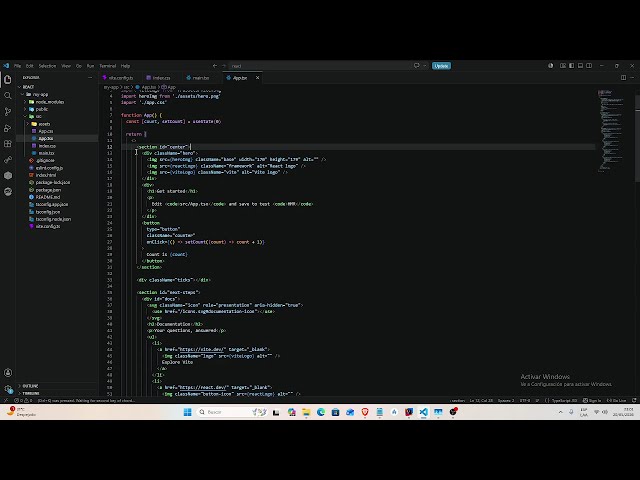 Instalación y setup de React + TypeScript + Tailwind
