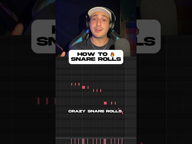 How To Make Snare Rolls In FL Studio 🔥🤫  #fltutorials #musicproduction #beatmaker