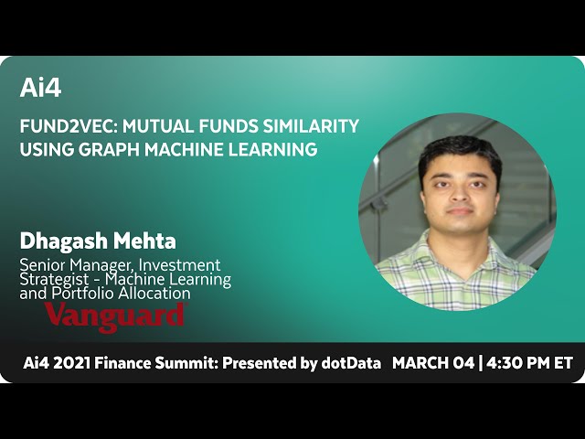 Fund2Vec: Mutual Funds Similarity Using Graph Machine Learning with The Vanguard Group