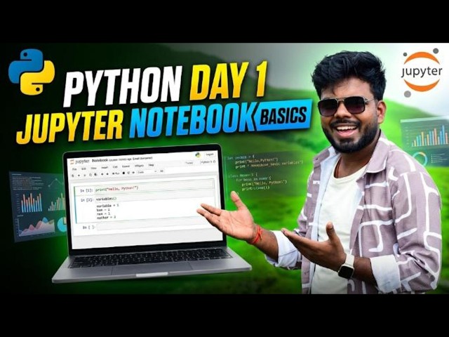 Learn python from scartch jupiter note book uses