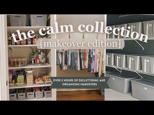Decluttering and Organizing Collection! My Best Organizing Makeovers | Cozy Body Doubling Vlog 