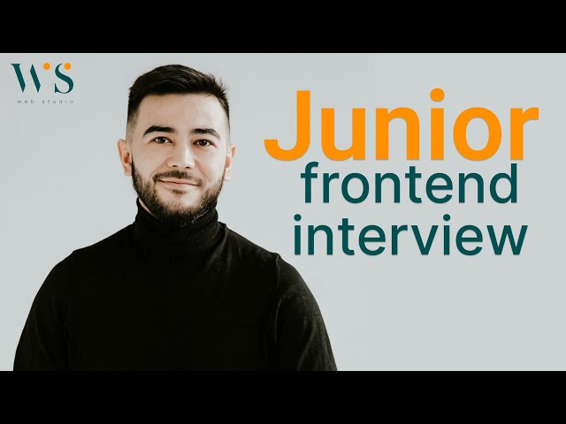 #2 Junior Frontend Dasturchi Bilan Interview: HTML, CSS, JavaScript va React.js (Jumabek bilan)
