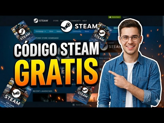 Cómo Obtener Códigos de Steam Gratis en 5 Minutos 🚀 Tarjetas Steam Gratis (2026)