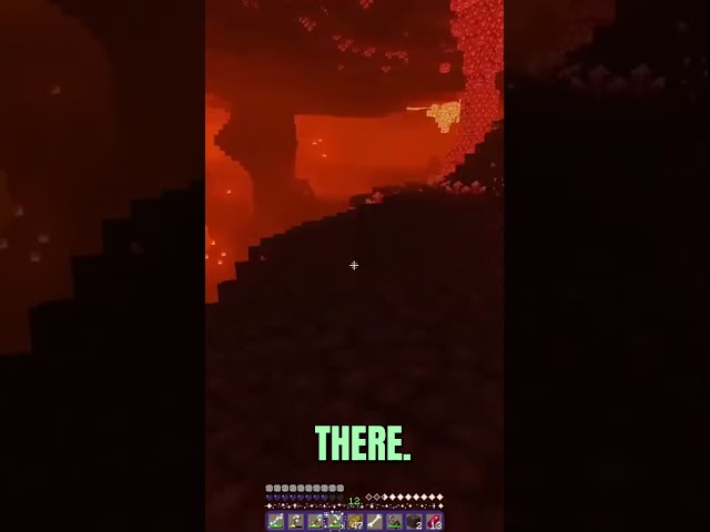 Entering the Fiery Pits of Hell! #minecraft #minecraftjava #minecraftsmp