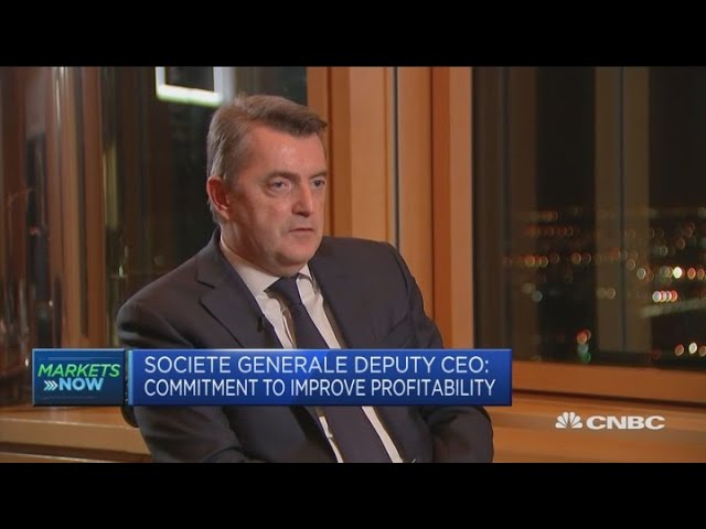 SocGen deputy CEO: Our commitment is to improve profitability