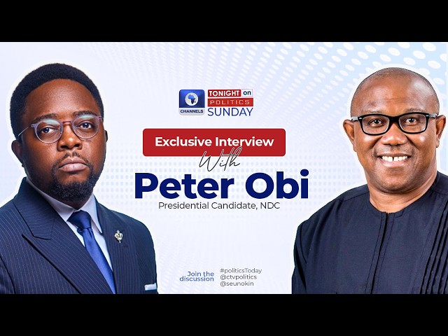 Exclusive Interview With Peter Obi On Sunday Politics