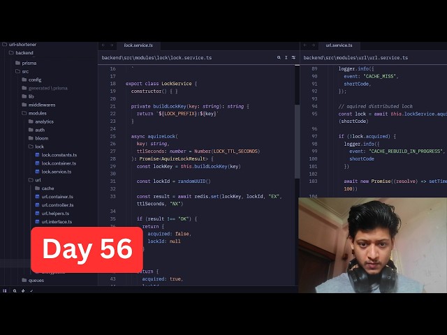 🔴 Day 56 of Learning Advance Backend And System Design (Live Coding)