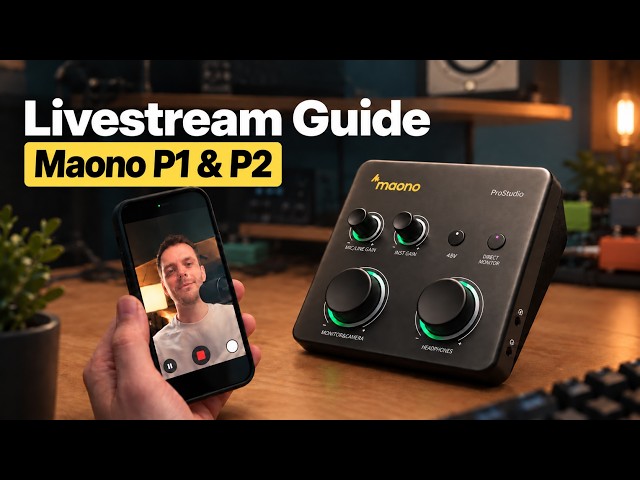 How to Livestream with Maono P1 & P2 | Complete Setup Guide