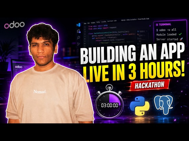 Building aHackathon Project LIVE in 3 Hours | Can I Finish It?