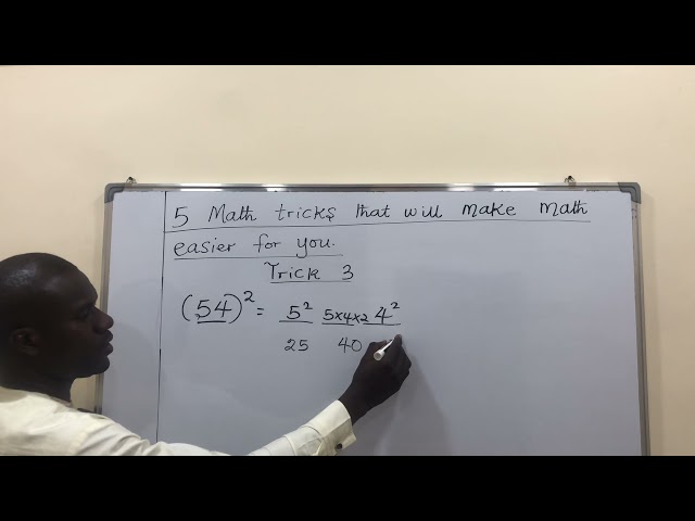 Top 5 Math Tricks.