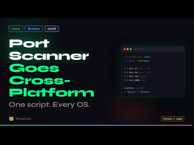 I Made My Python Port Scanner Work on Windows & Mac