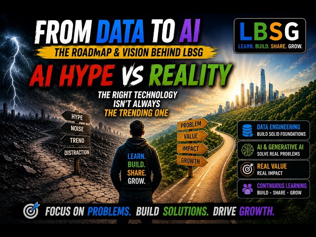 From Data to AI: The Roadmap & Vision Behind LBSG