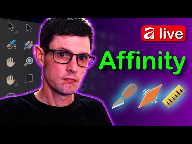 Affinity V3 only gives you tool outlines... let's fix that LIVE!