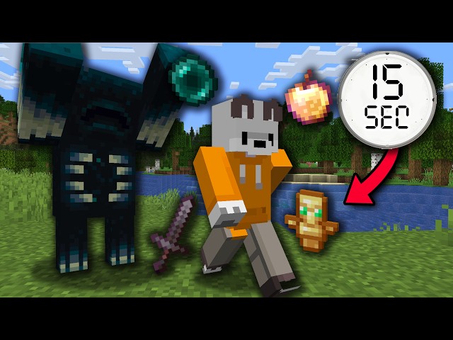 Minecraft, But You Get A Random Item Every 15 Seconds