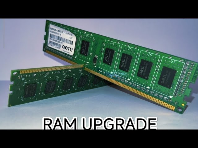PC OPTIMIZATION PART 1:RAM UPGRADE  (Reposted version)