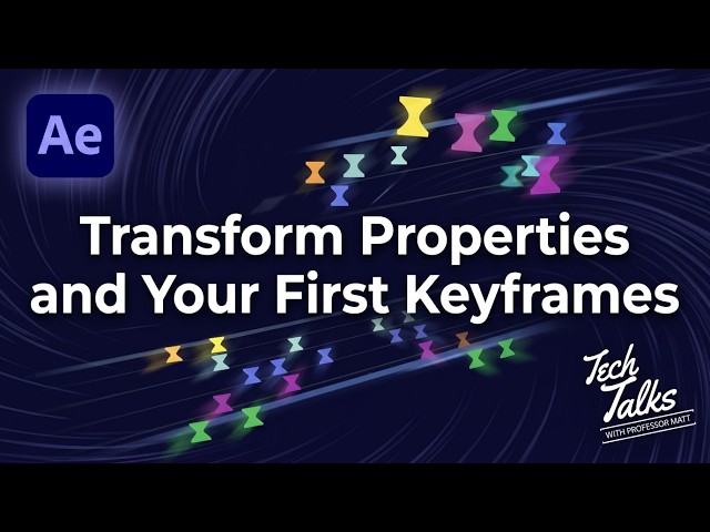 After Effects Keyframes for Beginners: Position, Scale, Rotation & Opacity | ACP Exam Prep
