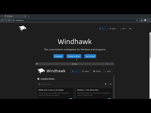 Windhawk full use 🌟