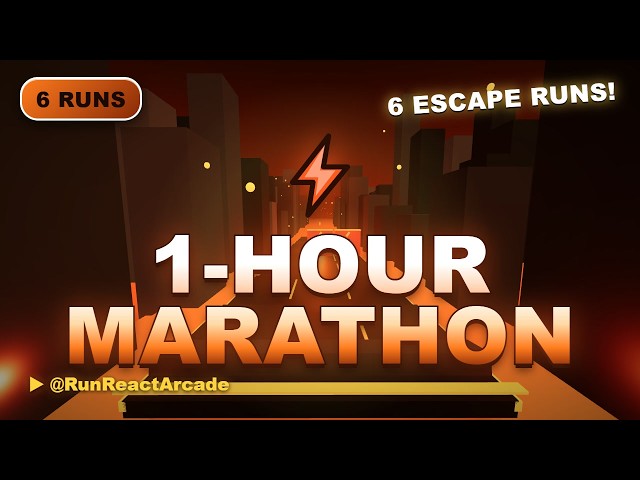 1-HOUR Immersive Interactive Workout 🔥 6 POV Escape Runs Marathon | Fun Cardio | No Equipment