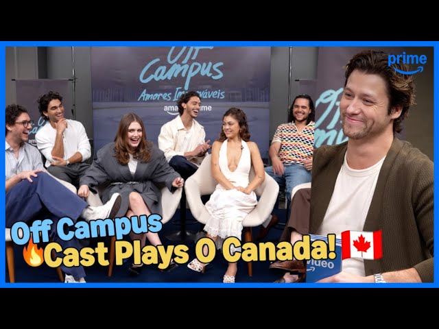 Off Campus Cast Plays O Canada! | Off Campus | Prime Video