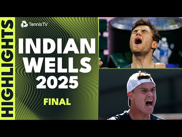 Holger Rune vs Jack Draper For The Title 🏆 | Indian Wells 2025 Final Highlights