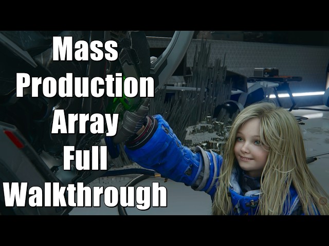 Pragmata - Mass Production Array Full Walkthrough ( All Puzzles & Mini Cabins )