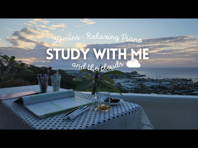Study With Me (30 Min) | Relaxing Lo-Fi & Productivity Boost