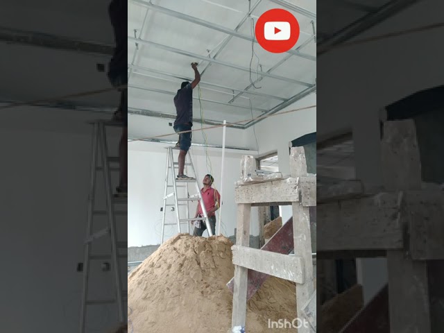 Flase ceiling electrical wireing