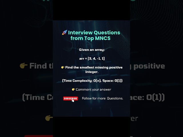 Crack This DSA Question in 30 Seconds! 🚀  #job #motivation #jobsearch#success #jobseekers #dsa