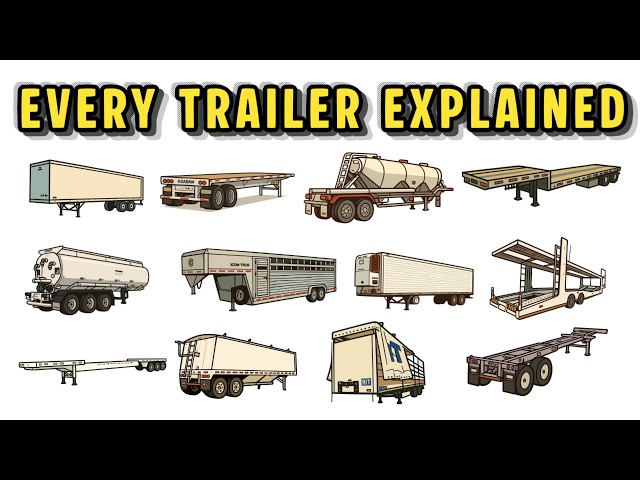 👉 Every Type of Semi Truck Trailer Explained Pt.1