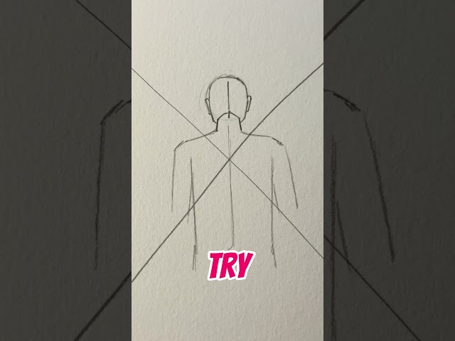 How to draw body from back perspective || Jmarron