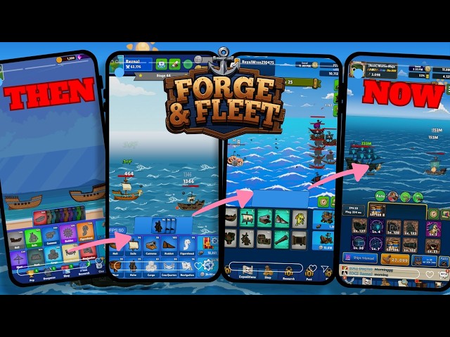 Watching Forge & Fleet Evolve ⚓ | Game Dev Timelapse #ForgeAndFleet