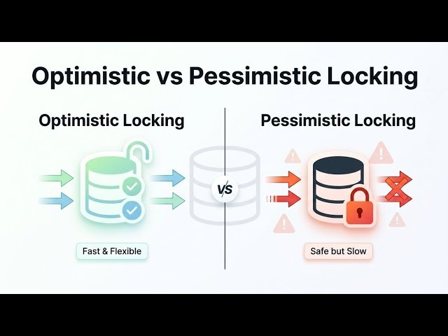 Optimistic vs Pessimistic Locking Explained | Database Concurrency Made Simple