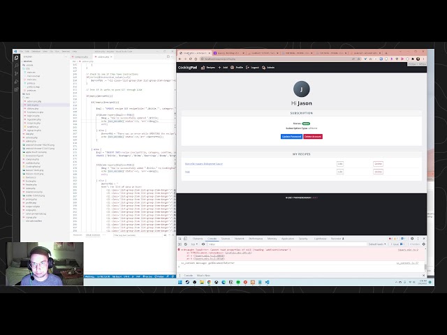 REAL TIME DEVLOG - Let's Build a Recipe Website