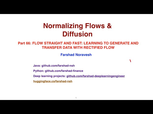 Part 66: FLOW STRAIGHT AND FAST: LEARNING TO GENERATE AND TRANSFER DATA WITH RECTIFIED FLOW