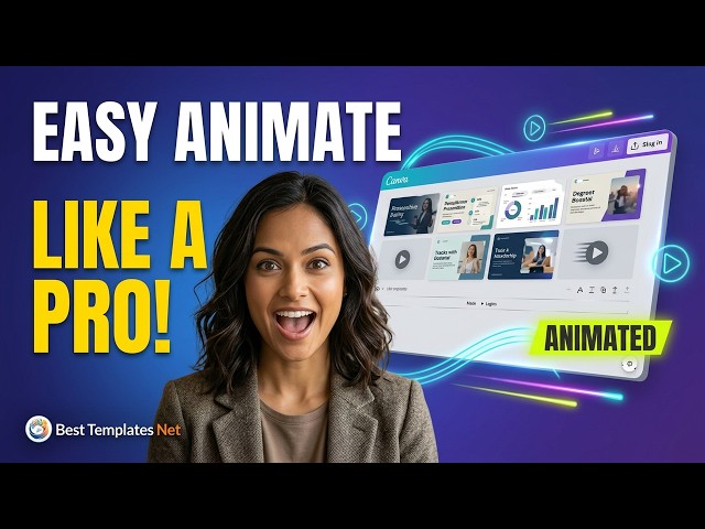 How to Make Best Presentation Animation in Canva in Minutes | Easier Than PowerPoint