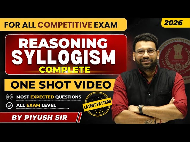 Syllogism in One Shot | Syllogism Reasoning | Reasoning Tricks | By Piyush Sir #syllogism