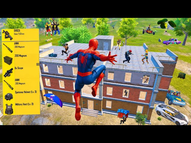 MY HARDEST SPIDER-MAN GAMEPLAY MODE 🥶 Pubg mobile bgmi